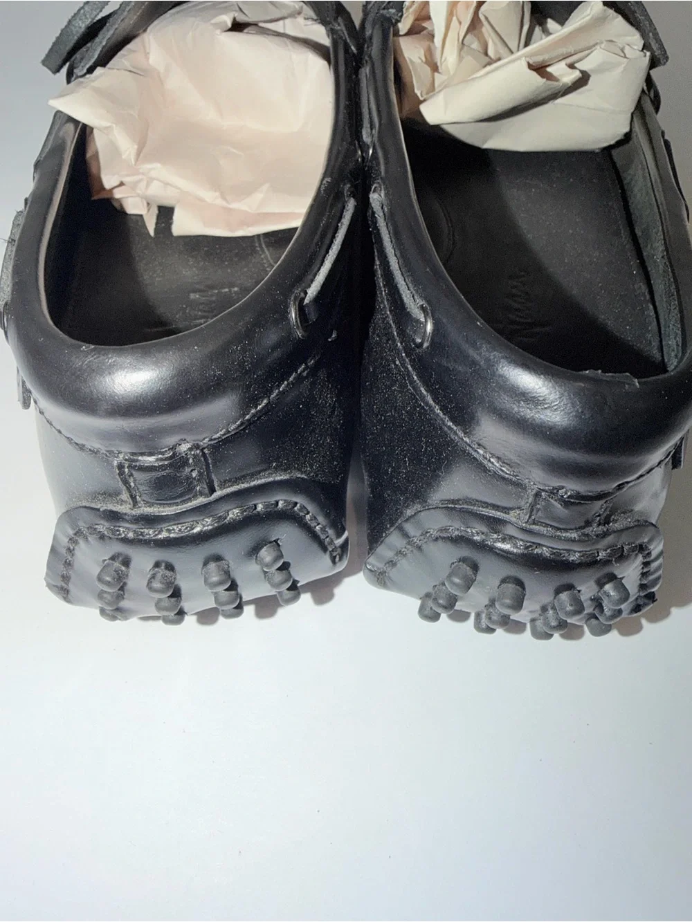 Cole Haan Black Leather Men’s Driving Loafers, Sz 9 M